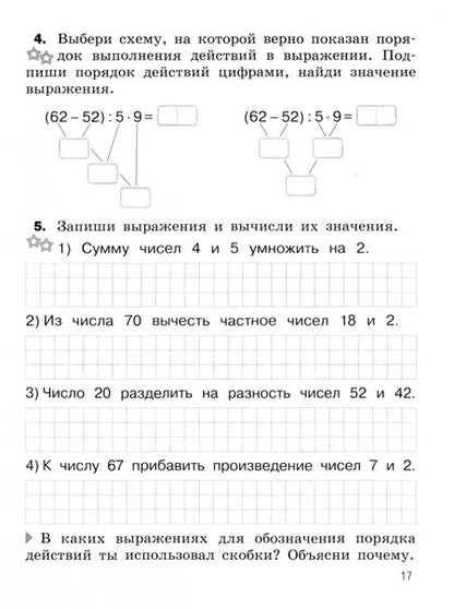 Фотография книги "Юлия Глаголева: Математика. 3 класс. Разноуровневые задания"