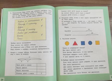 Фотография книги "Юлия Глаголева: Развитие математических способностей. 1-2 классы. ФГОС"