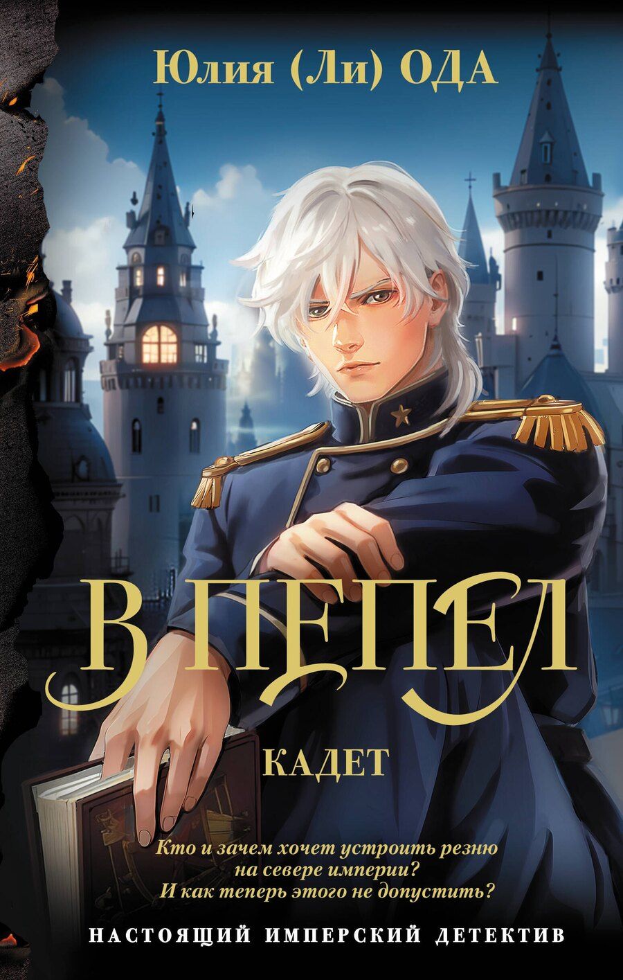 Обложка книги "Юлия Ода: В пепел. Кадет"