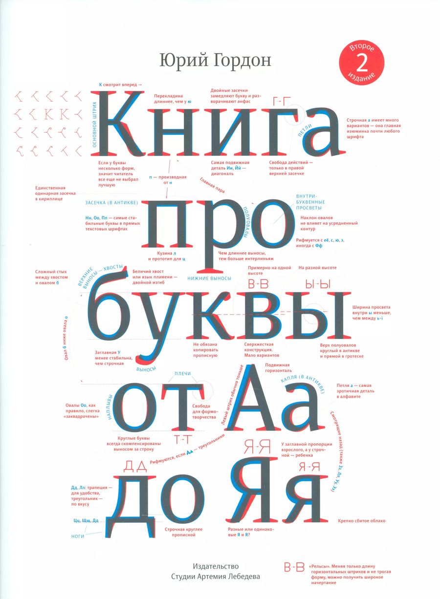 Обложка книги "Юрий Гордон: Книга про буквы от Аа до Яя"