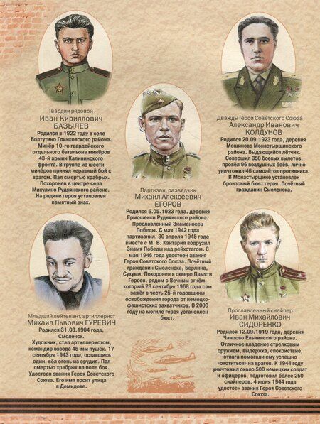 Фотография книги "Юрий Иванов: Героическая Смоленщина. Страницы народного подвига 1941-1945"