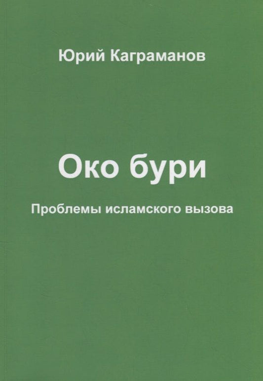 Обложка книги "Юрий Каграманов: Око бури. Проблемы исламского вызова"