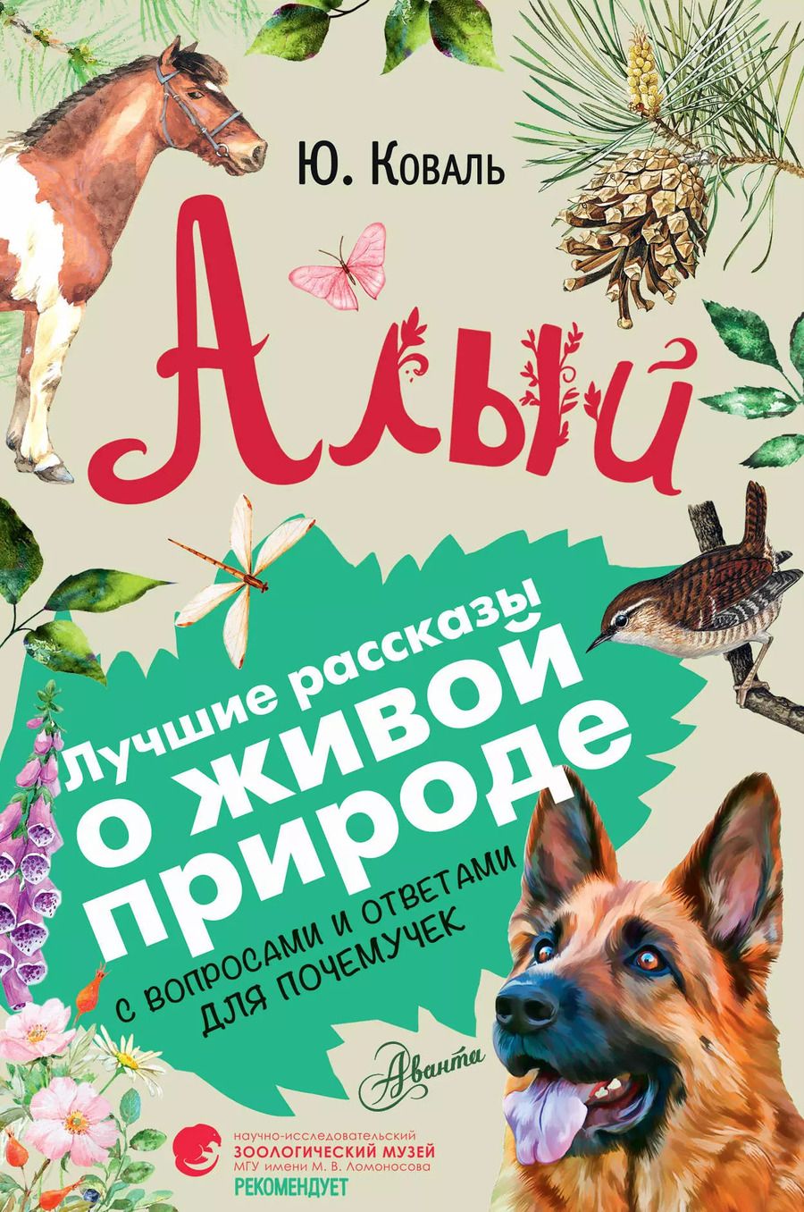 Обложка книги "Юрий Коваль: Алый. С вопросами и ответами для почемучек"