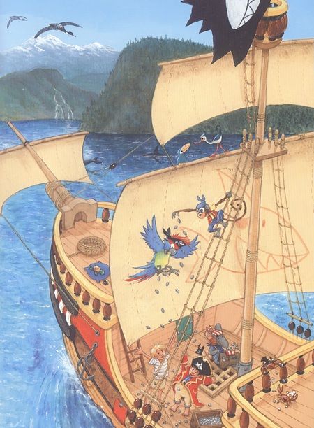 Фотография книги "Ютта Лангройтер: Капитан Шарки. В гостях у викингов"