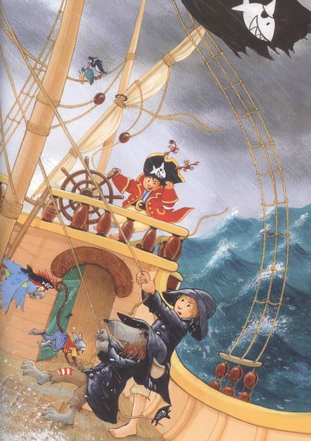 Фотография книги "Ютта Лангройтер: Капитан Шарки и гигантский осьминог"