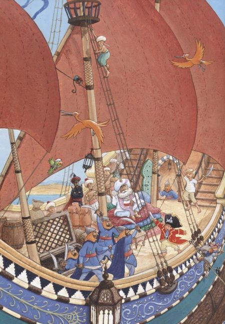 Фотография книги "Ютта Лангройтер: Капитан Шарки и кинжал султана"