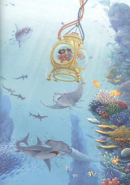 Фотография книги "Ютта Лангройтер: Капитан Шарки и сокровища морских глубин"