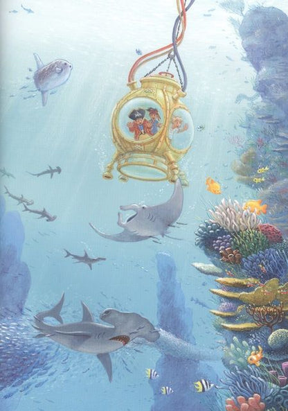 Фотография книги "Ютта Лангройтер: Капитан Шарки и сокровища морских глубин"