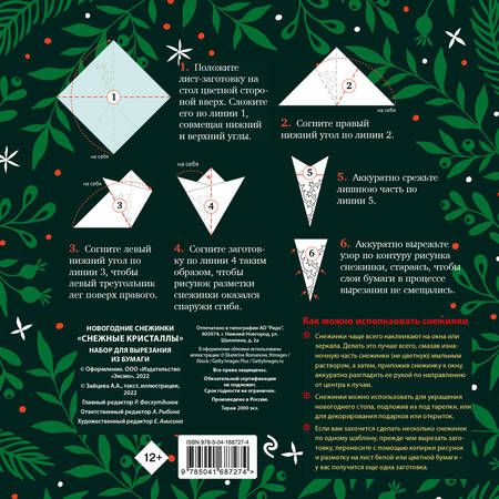 Фотография книги "Зайцева: Новогодние снежинки Снежные кристаллы"