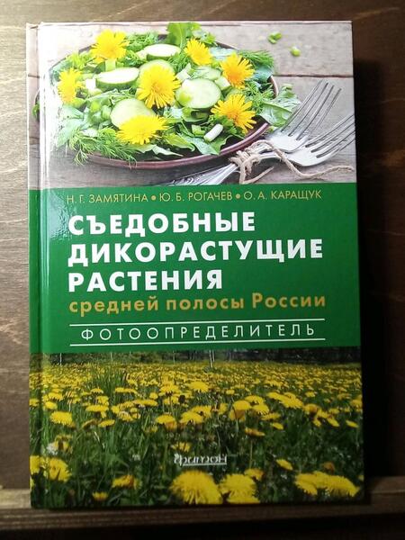 Фотография книги "Замятина, Каращук, Рогачев: Съедобные дикорастущие растения средней полосы России. Фотоопределитель"