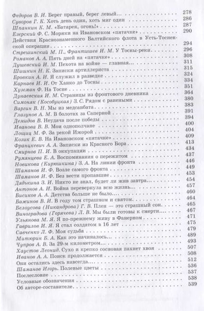Фотография книги "Заслон на реке Тосне. Сборник воспоминаний ветеранов 55-й армии и жителей прифронтовой полосы (1941-1944 гг.)"