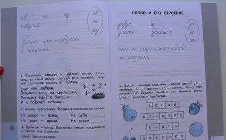 Фотография книги "Желтовская, Калинина: Русский язык. 2 класс. Рабочая тетрадь №1 к учебнику Л. Я. Желтовской, О. Б. Калининой. ФГОС"