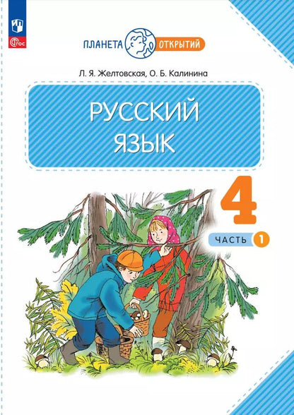 Обложка книги "Желтовская, Калинина: Русский язык. 4 класс. Учебное пособие. В 2-х частях. ФГОС"