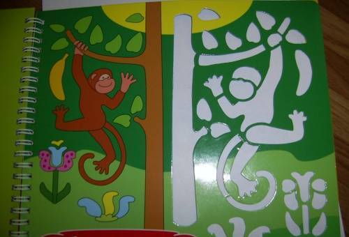 Фотография книги "Животные. Чудесные трафаретки"