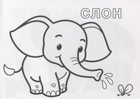 Фотография книги "Животные. Раскрась по образцу"