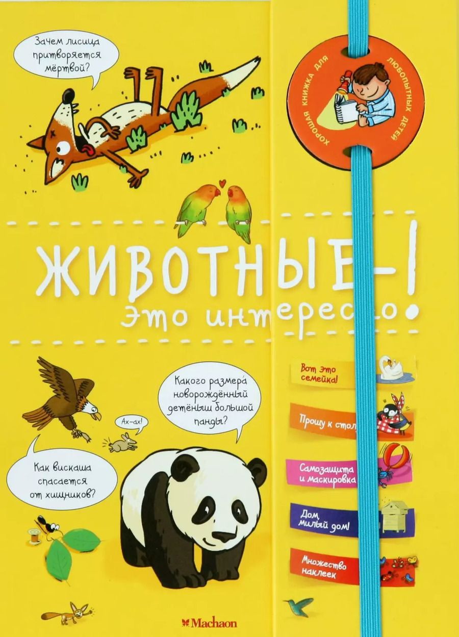 Обложка книги "Животные - это интересно!"