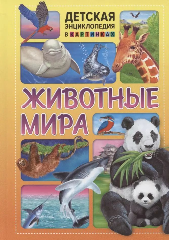 Обложка книги "Животные мира"