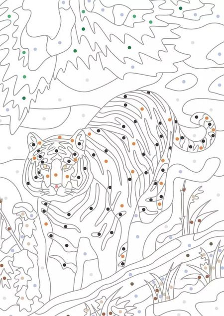 Фотография книги "Животные России. Цвета, символы, номера"