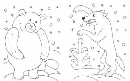 Фотография книги "Зимовье зверей. Сказки-раскраски для детей 4-5 лет"