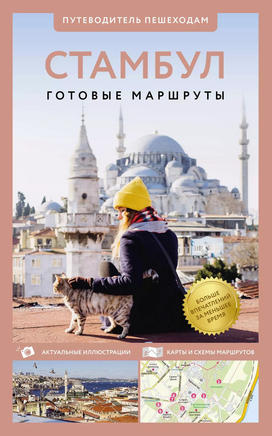 Обложка книги "Зинаида Бичанина: Стамбул. Путеводитель пешеходам. Готовые маршруты"