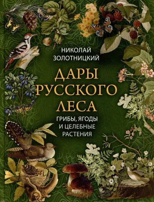 Обложка книги "Золотницкий: Дары русского леса. Грибы, ягоды и целительные растения"