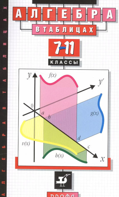 Обложка книги "Звавич, Рязановский: Алгебра в таблицах. 7–11 классы. Справочное пособие. 20-е издание, стереотипное"
