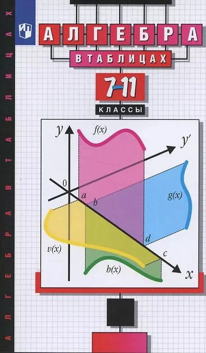 Обложка книги "Звавич, Рязановский: Алгебра в таблицах 7-11 кл. Справочное пособие (26 изд.) (м) Званич"
